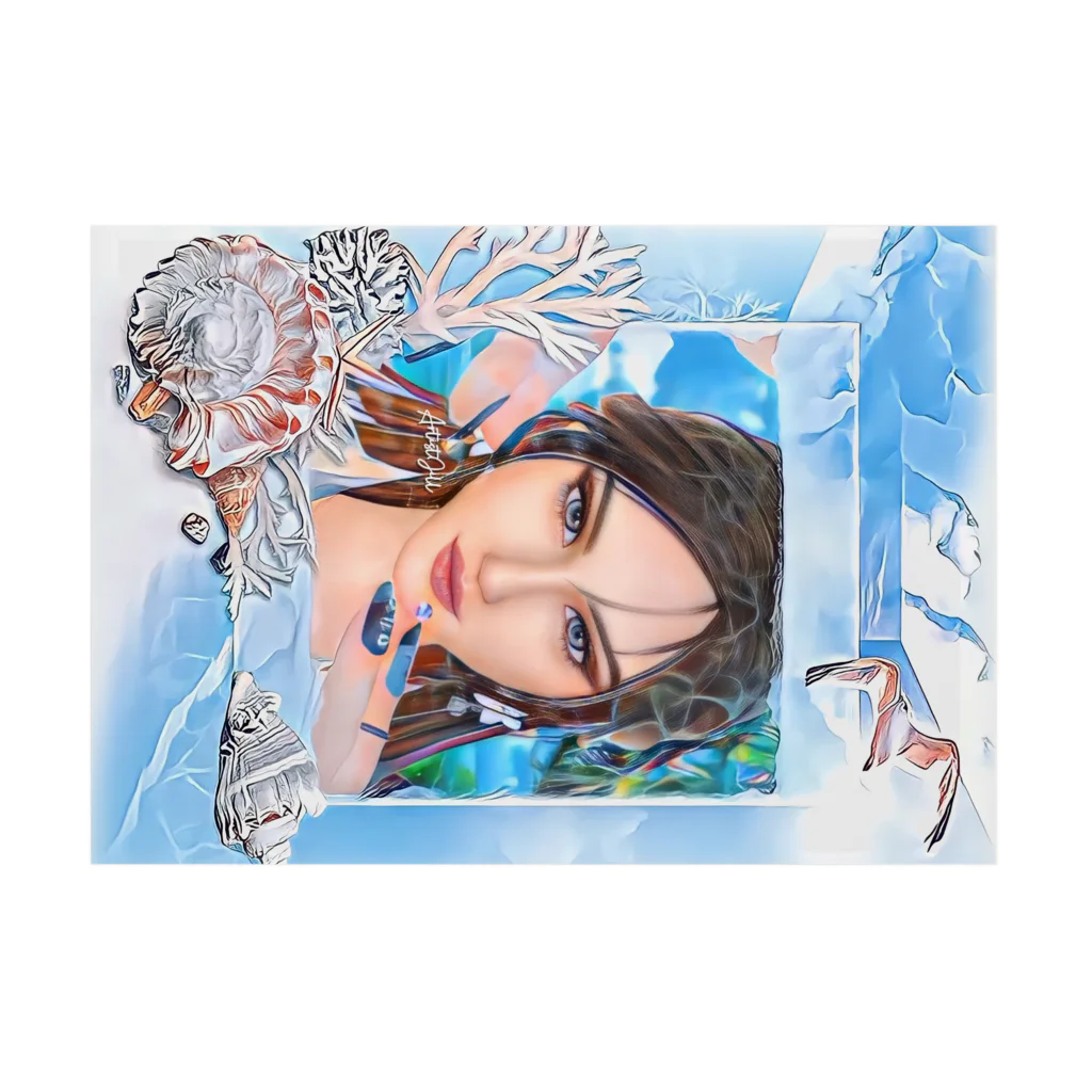 【ホラー専門店】ジルショップの縦長/サマーガール Stickable Poster :horizontal position