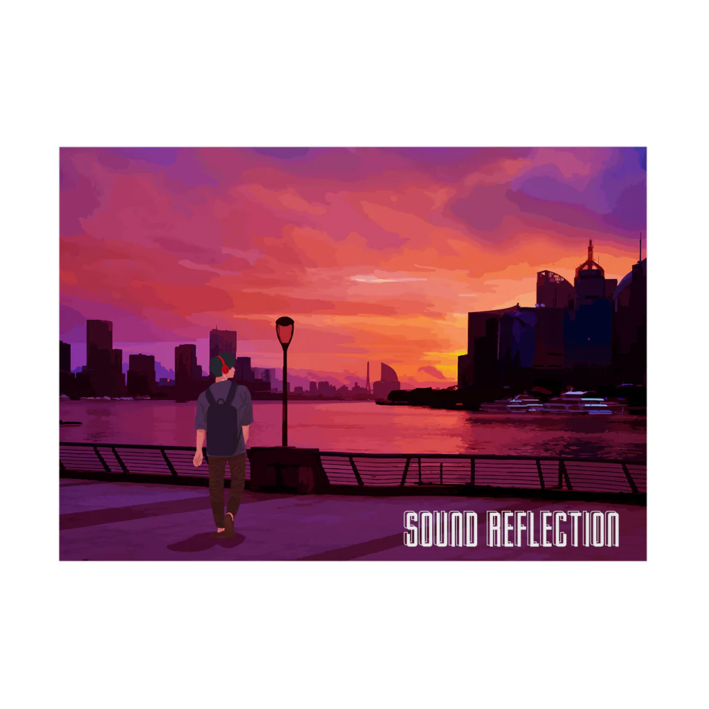 杜若 Tojaku｜Sound ReflectionのSound Reflection | SENTIMENTAL Stickable Poster :horizontal position