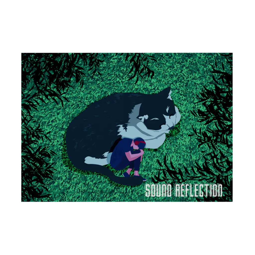 杜若 Tojaku｜Sound ReflectionのSound Reflection | FOREST CAT Stickable Poster :horizontal position