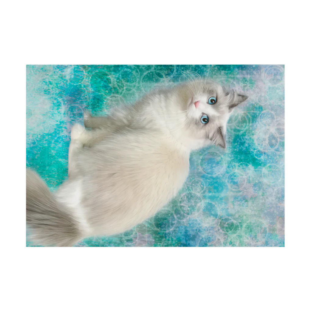 MUYU /  Animal ArtistのMemories with my pet 11 Stickable Poster :horizontal position