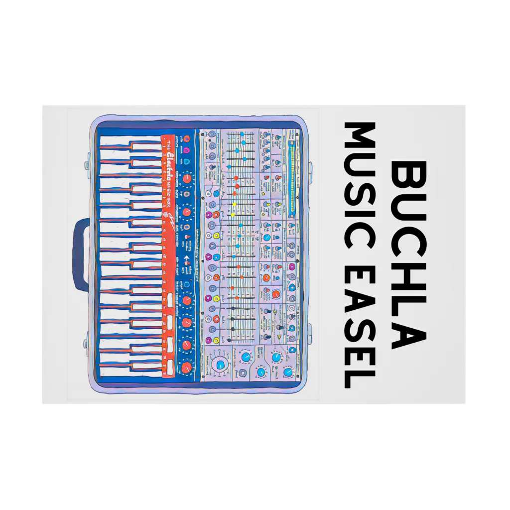 Vintage Synthesizers | aaaaakiiiiiのBuchla Music Easel Vintage Synthesizer 吸着ポスターの横向き