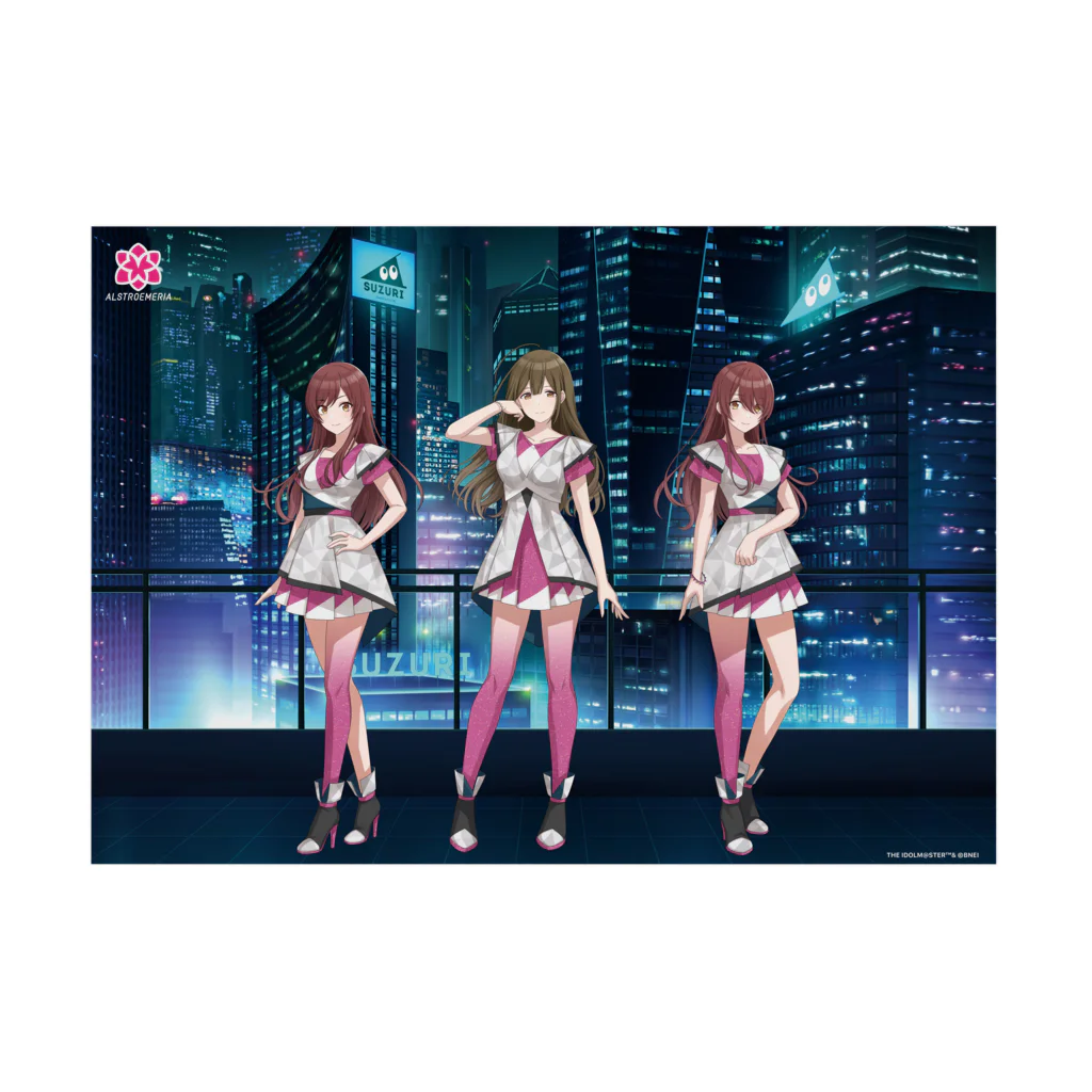 【シャニマス】アルストロメリアSUZURI限定ショップの283プロ アルストロメリア 吸着ポスター Stickable Poster :horizontal position