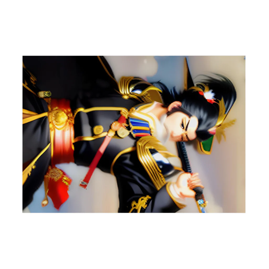 尿蛋白の戦国武将 Stickable Poster :horizontal position