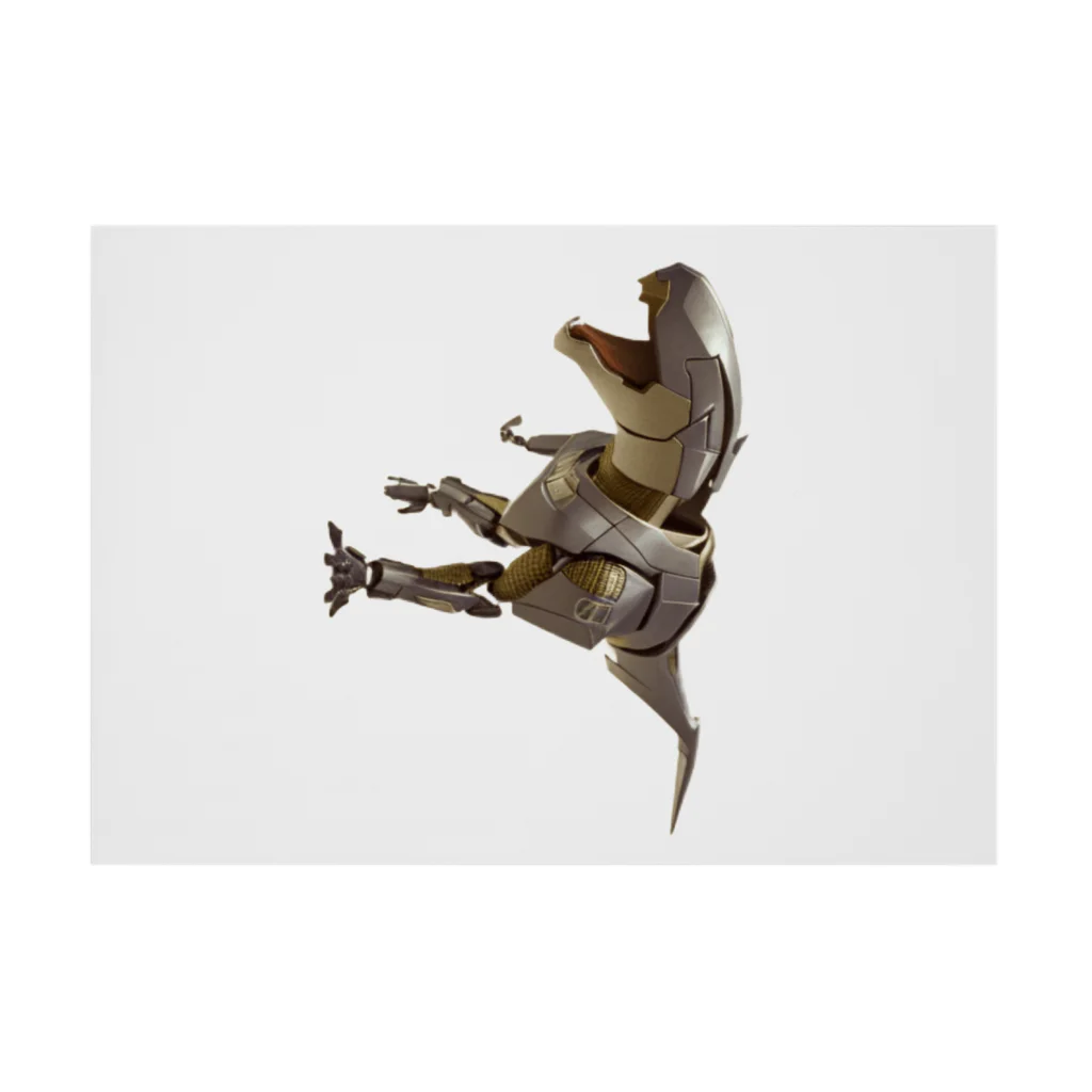 なぞんしょっぷのロボット恐竜 Stickable Poster :horizontal position