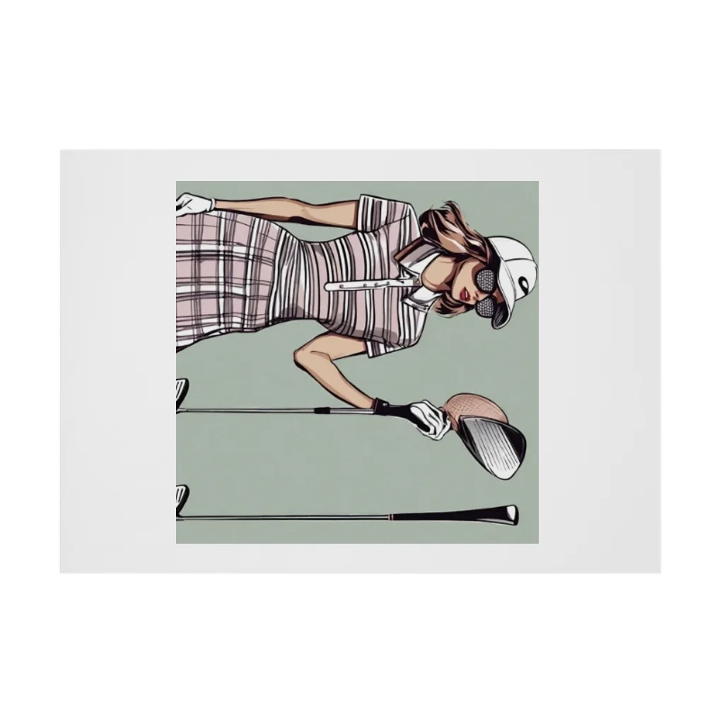 BIRDIE_GIRLのおしゃれゴルフ 吸着ポスターの横向き