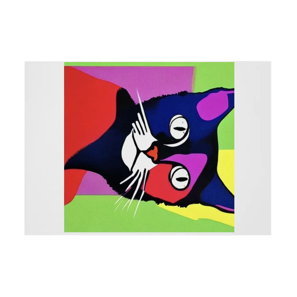 SuperTrioのCOLOR CAT Stickable Poster :horizontal position