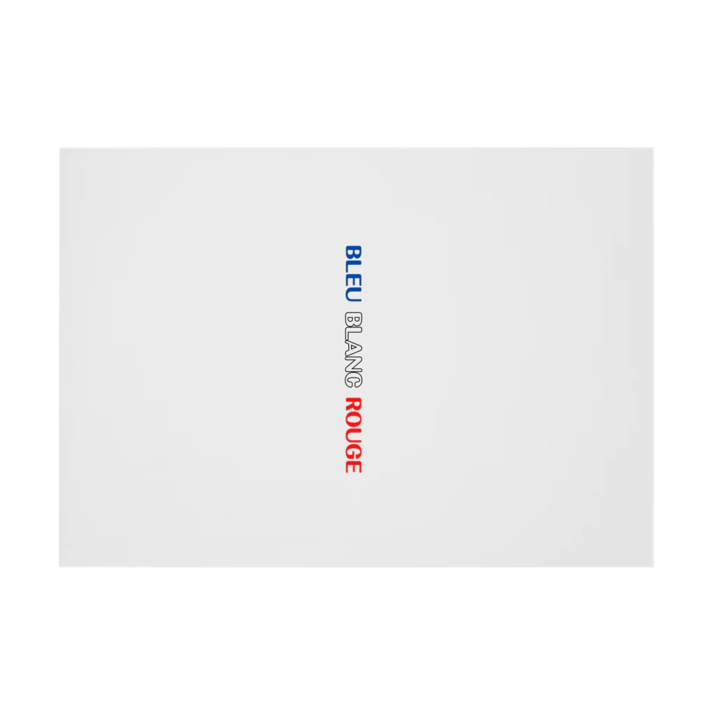 PetiteFranceのBLEU BLANC ROUGE Stickable Poster :horizontal position