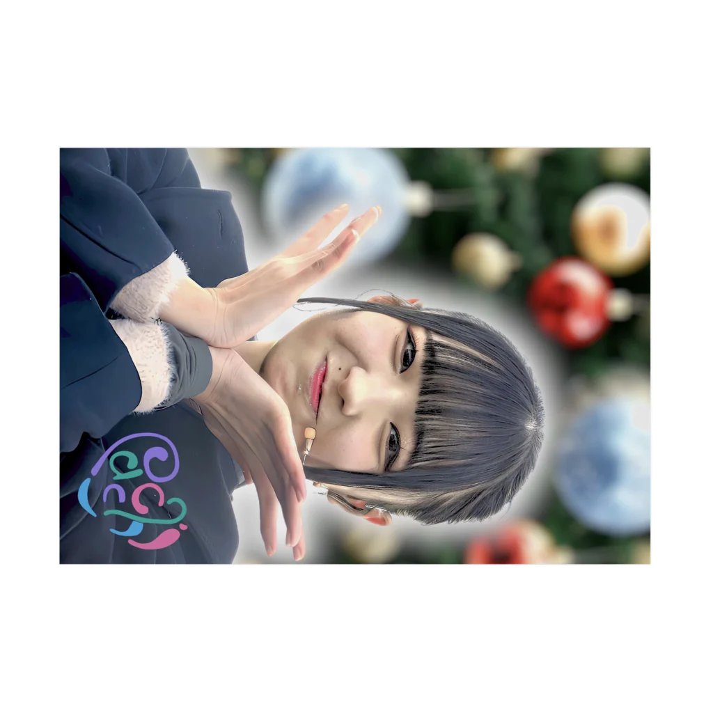 colorful palletのChristmas もか活 Stickable Poster :horizontal position