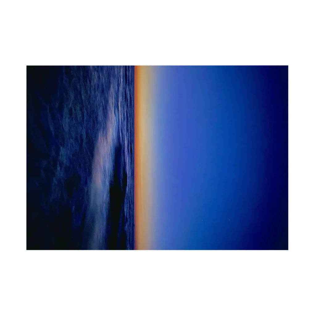 海と空と影のdream blue Stickable Poster :horizontal position