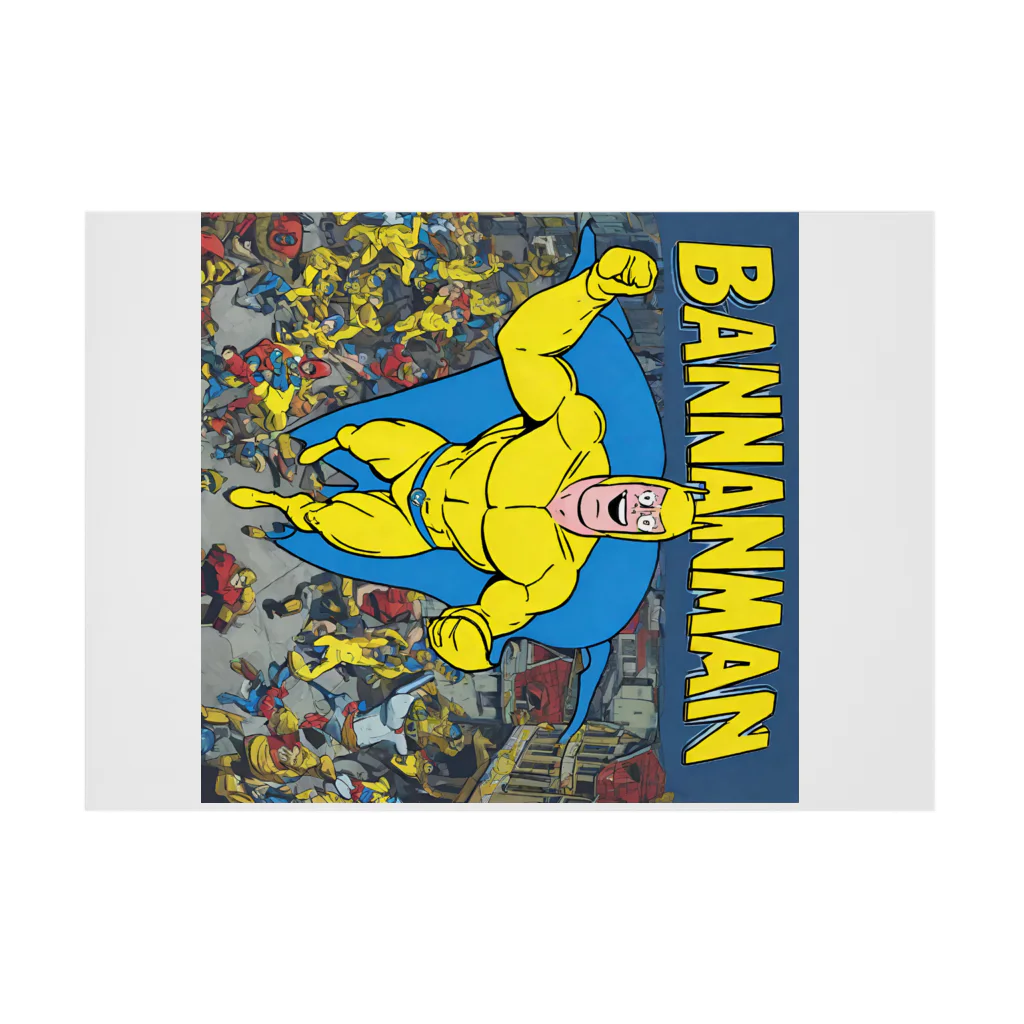 waka11の黄色のスーパーマン Stickable Poster :horizontal position