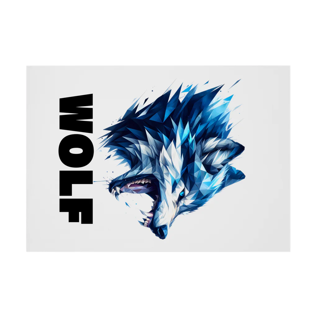 BLUEZZLYのWOLF2 Stickable Poster :horizontal position