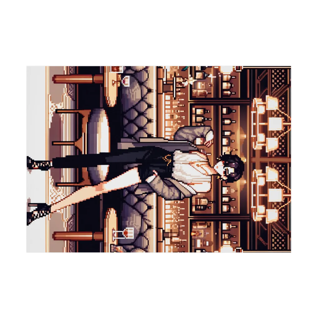 PiXΣLのluxury lounge bar / type.1 Stickable Poster :horizontal position