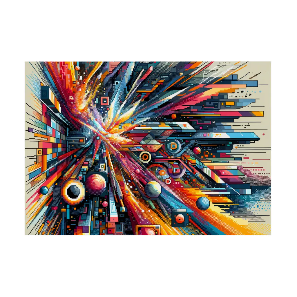 PiXΣLのexplosion / type.1 Stickable Poster :horizontal position