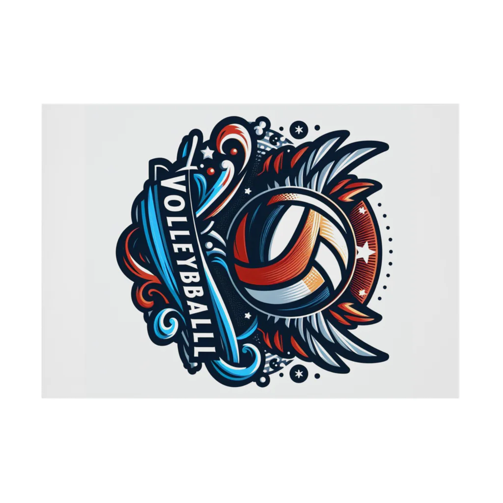 【volleyball online】のLINEスタンプ風 Stickable Poster :horizontal position