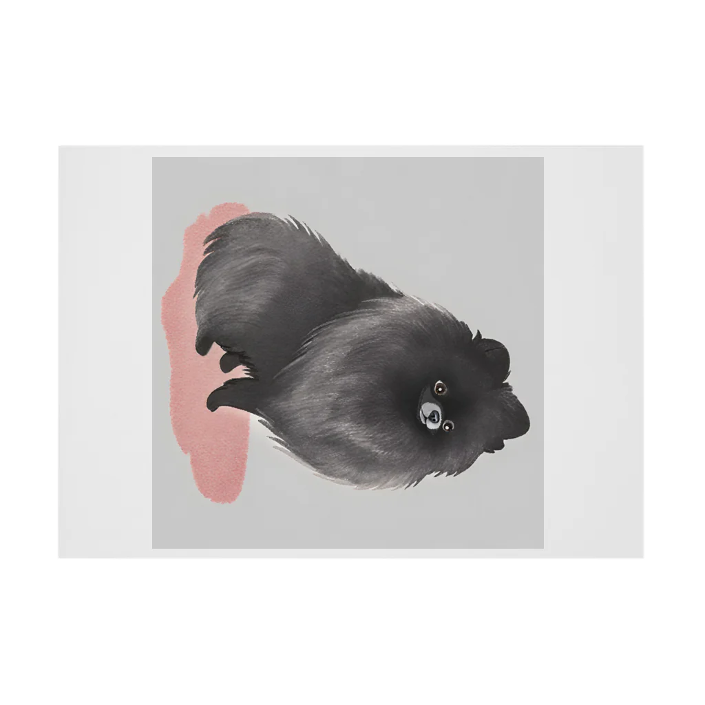 Miri Miriの私のポメラニアン Stickable Poster :horizontal position