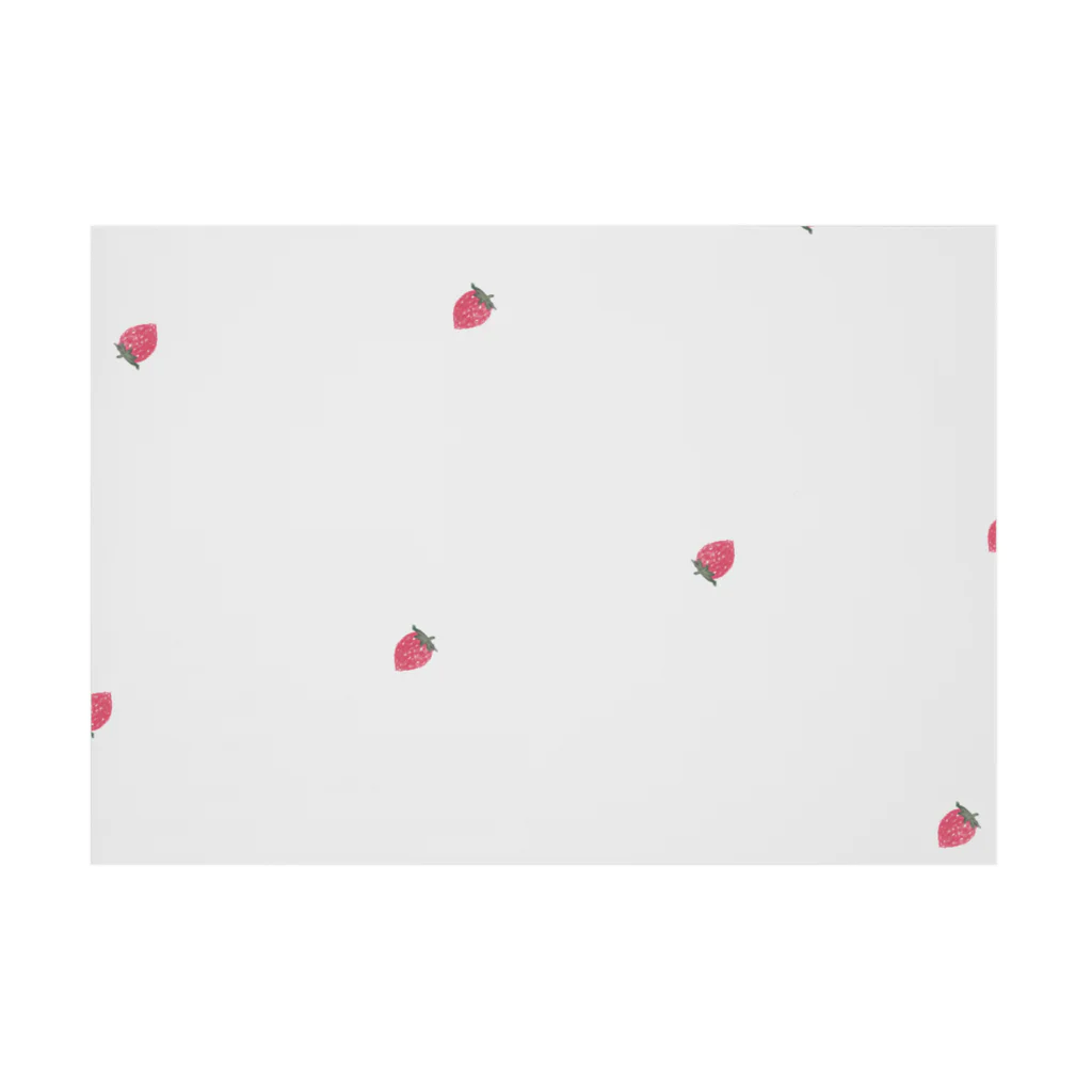 rilybiiの🍓 strawberry pattern . Stickable Poster :horizontal position