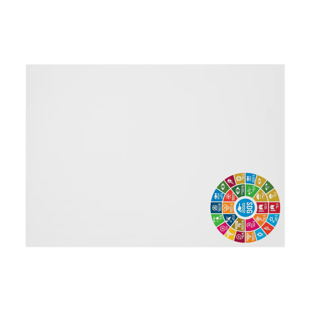 happiness_shopのSDGs（持続可能な開発目標） Stickable Poster :horizontal position