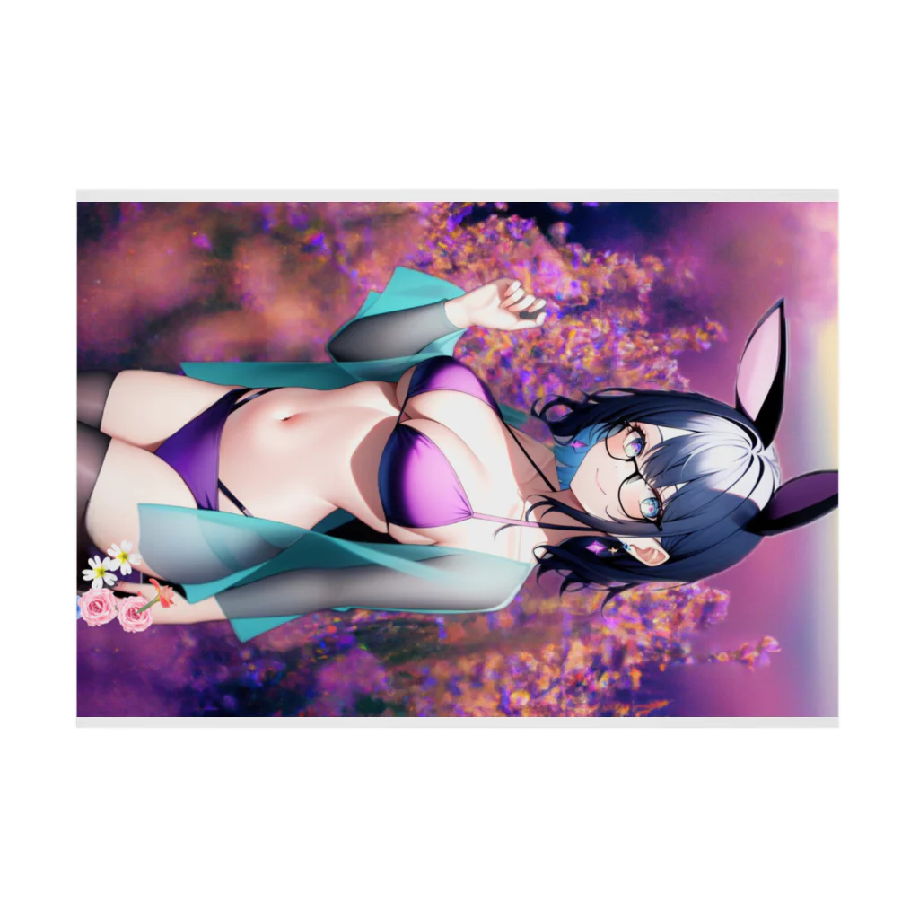 F・Y のLavender Girl Stickable Poster :horizontal position