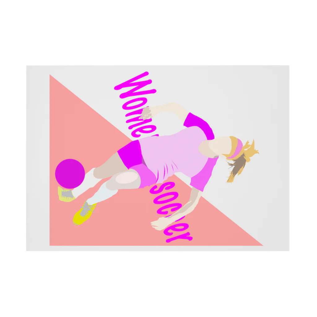 JAPAすぷのwomen’s soccer スターフォワード Stickable Poster :horizontal position
