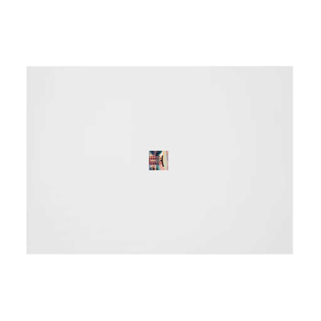 Pixel Art Goodsの厳島神社（pixel art） Stickable Poster :horizontal position