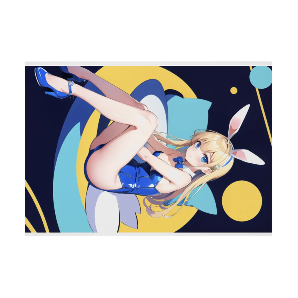 Animask-Storeのスペース・ラビ子ちゃん Stickable Poster :horizontal position