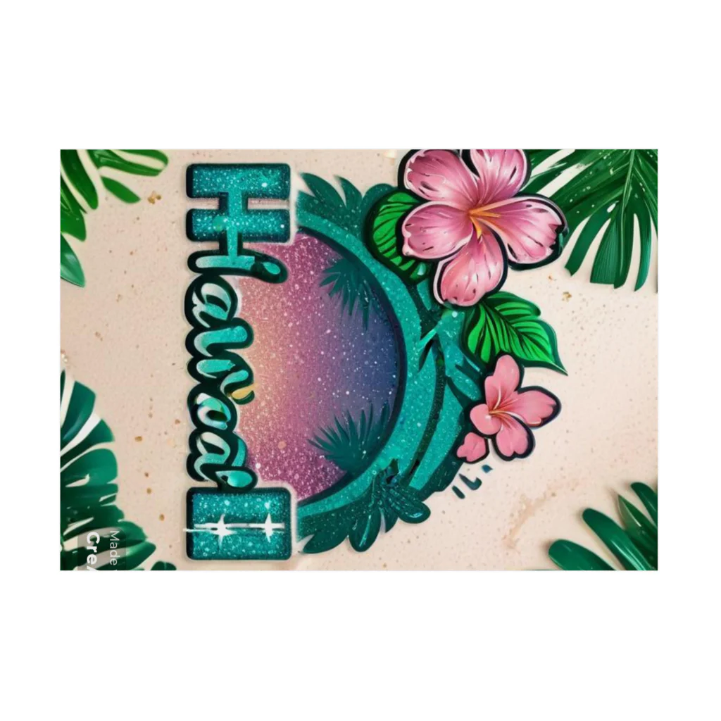 kaya-☆の🌟Hawaii🌟🌠👏🌠 Stickable Poster :horizontal position