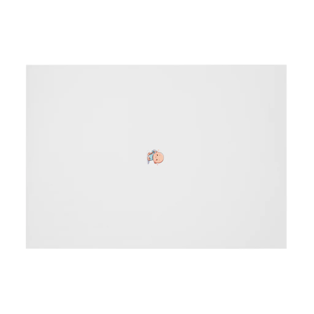 アミュペンの可愛らしい赤ちゃん、笑顔🎵 Stickable Poster :horizontal position