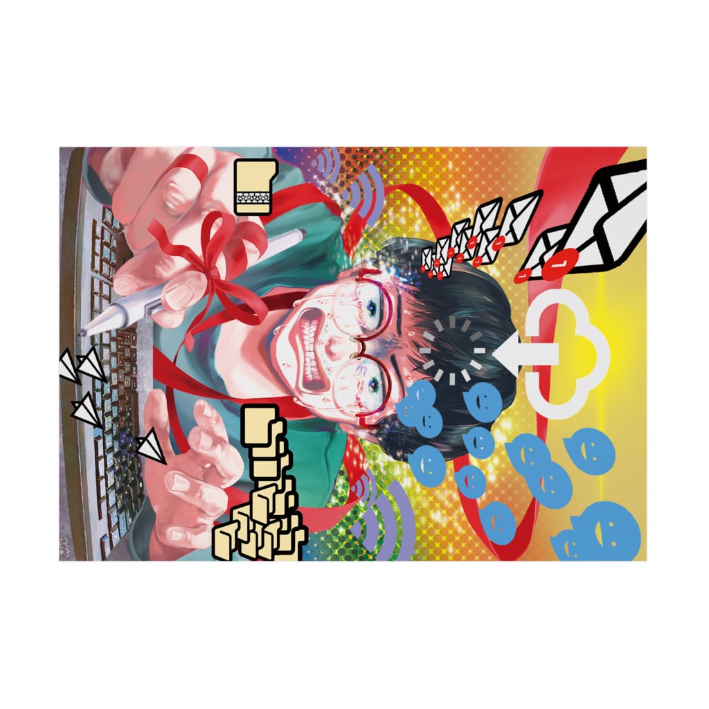 妬み嫉み愛憎諸々 Zip にくまん子 Oic Oniku の吸着ポスター通販 Suzuri スズリ