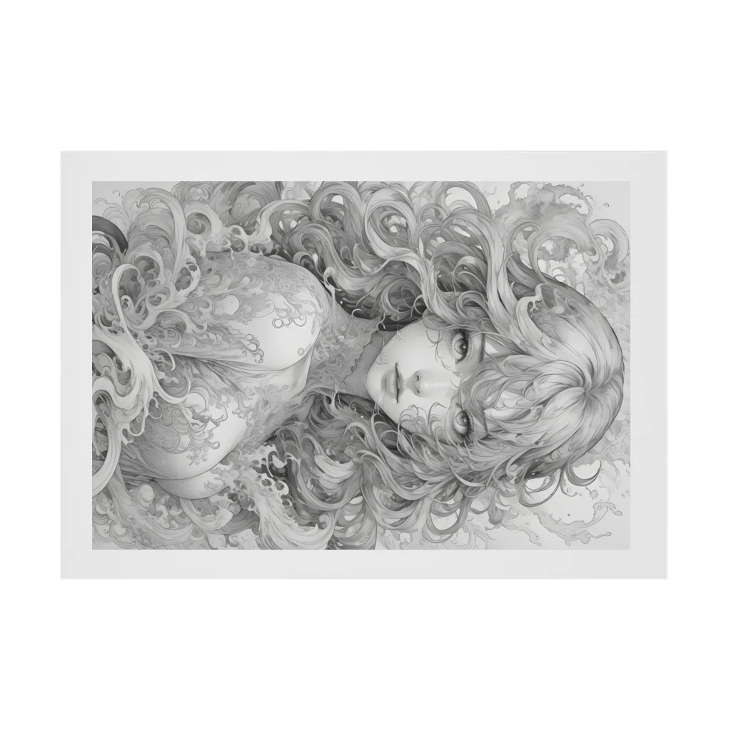 AI Fantasy Art Shopの【限定商品】Chaos⑤ Stickable Poster :horizontal position