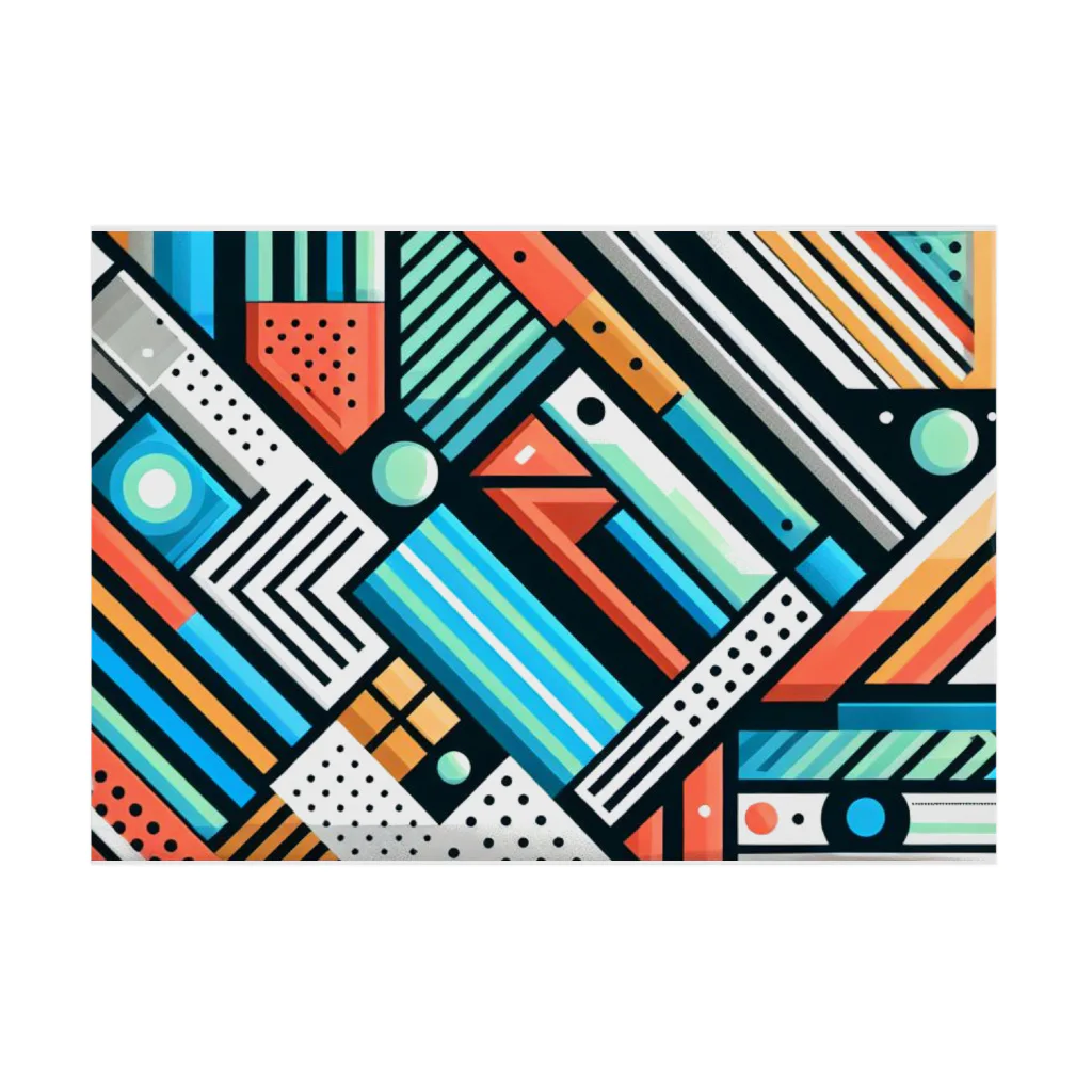 noririnoのVibrant Splash Stickable Poster :horizontal position