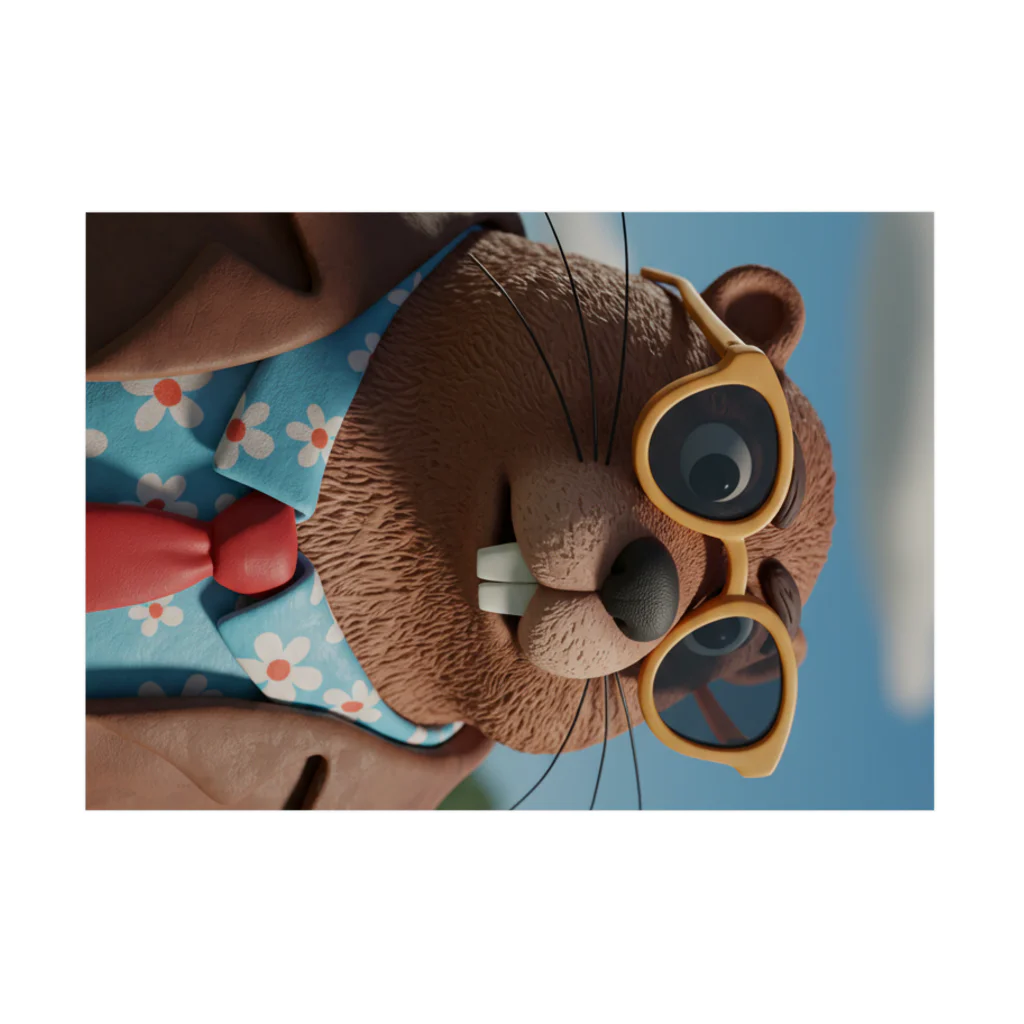 rescue;tokyoのたそがれマーモットくん Stickable Poster :horizontal position