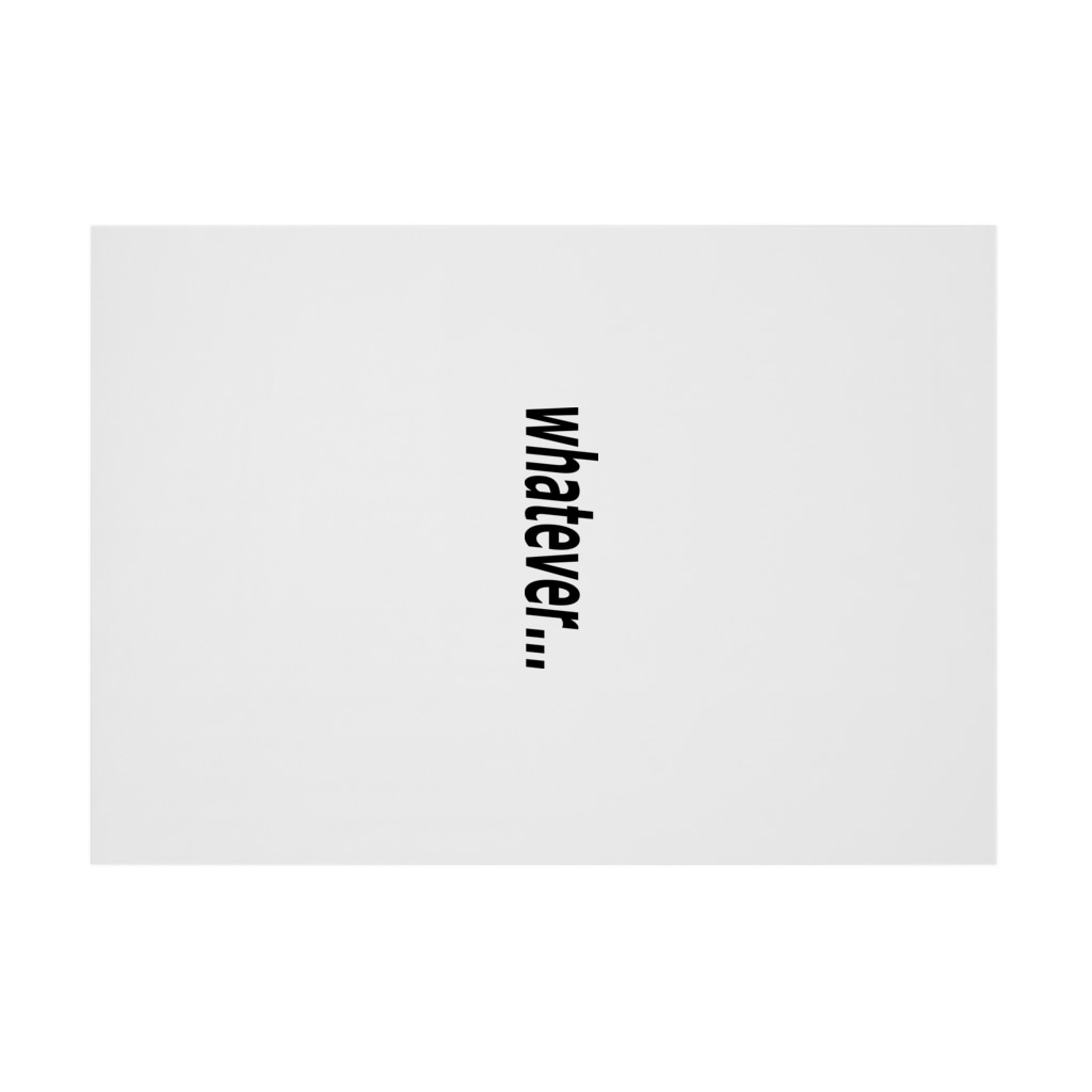 PY Kobo Pat's Worksのwhatever... どうでもいい… Stickable Poster :horizontal position
