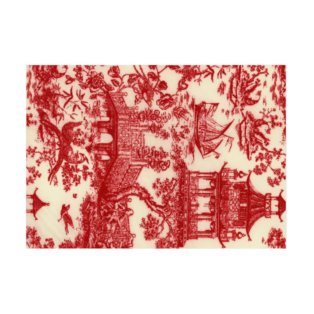 J. Jeffery Print Galleryのトワルドジュイ Toile de Jouy 吸着ポスターの横向き