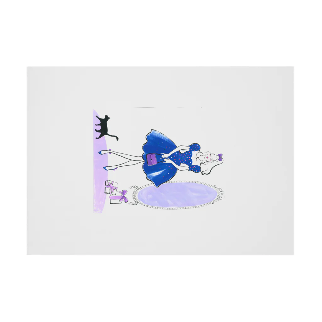 Jojo Yan | A Fashion Illustratorの次のデートはかわいめに～ Stickable Poster :horizontal position