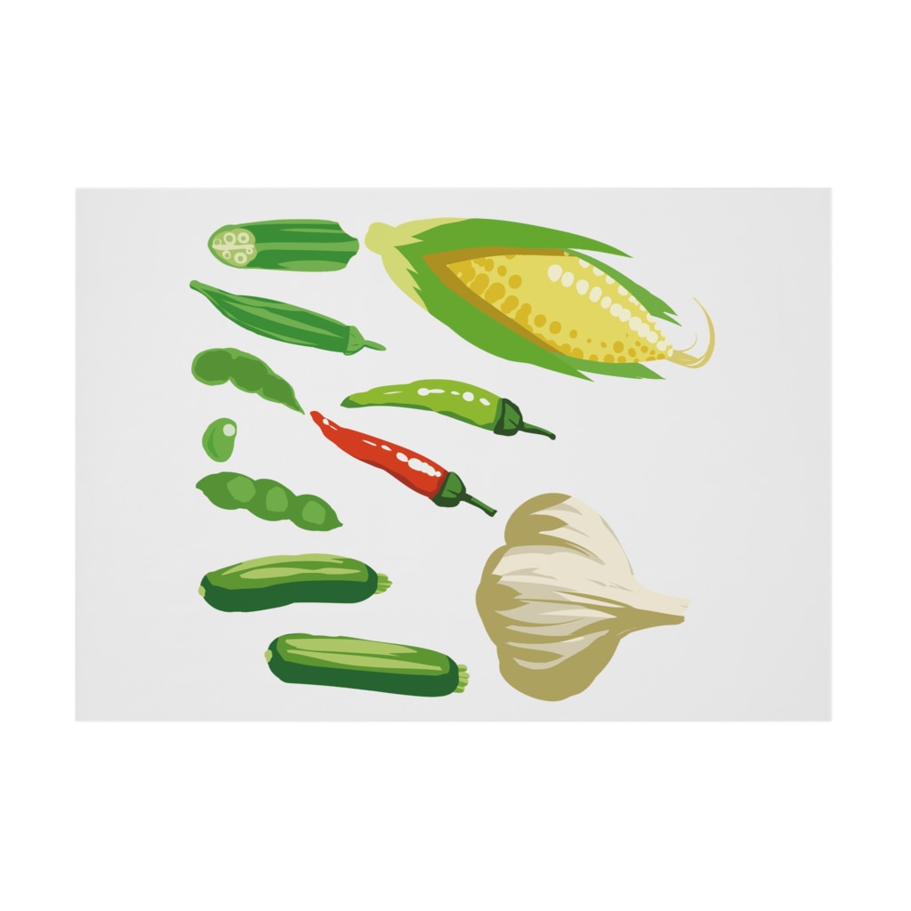 夏野菜イラストグッズ 果物 お野菜シリーズ Stickable Poster By Illust Designs Lab Suzuri 夏野菜イラストグッズ 果物 お野菜シリーズ Stickable Poster By Illust Designs Lab Suzuri