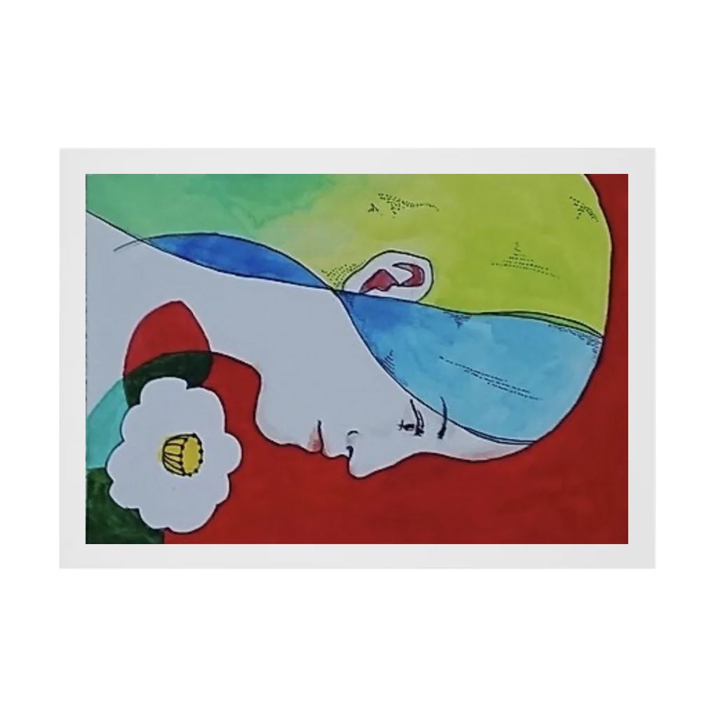 小川飛香のAsuka Ogawa「凛と煌めく」(2019) Stickable Poster :horizontal position