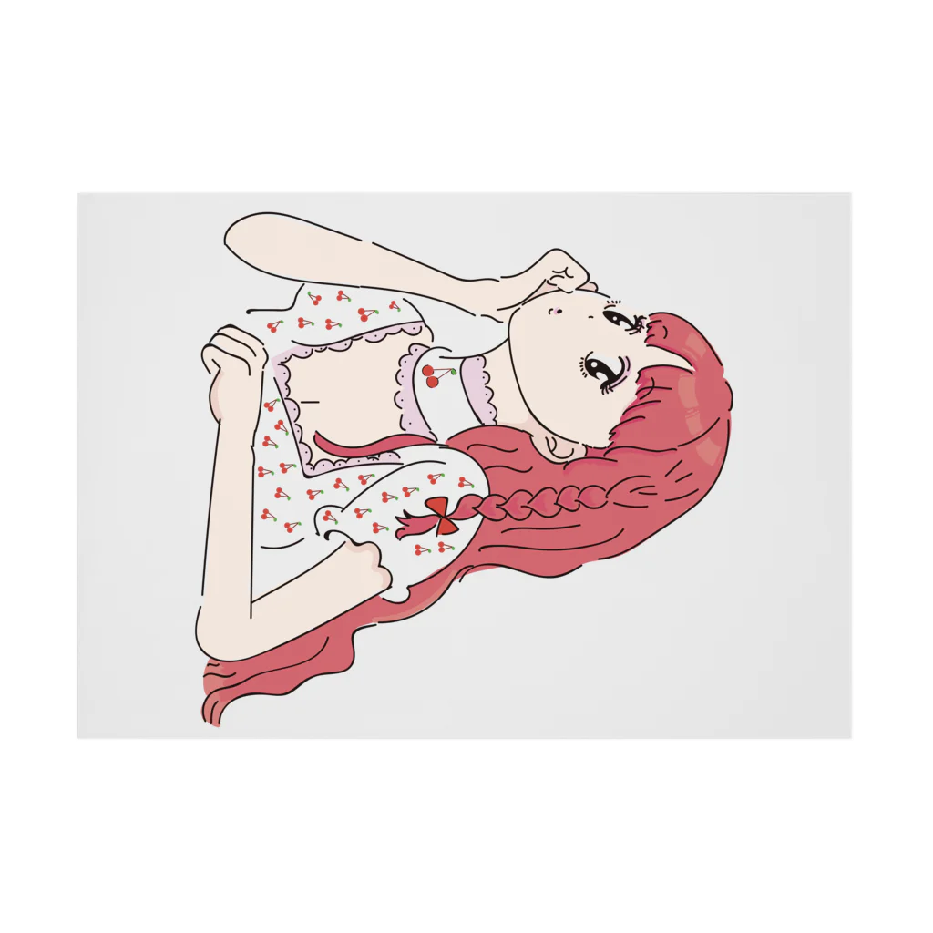 PANKOの女の子④ Stickable Poster :horizontal position