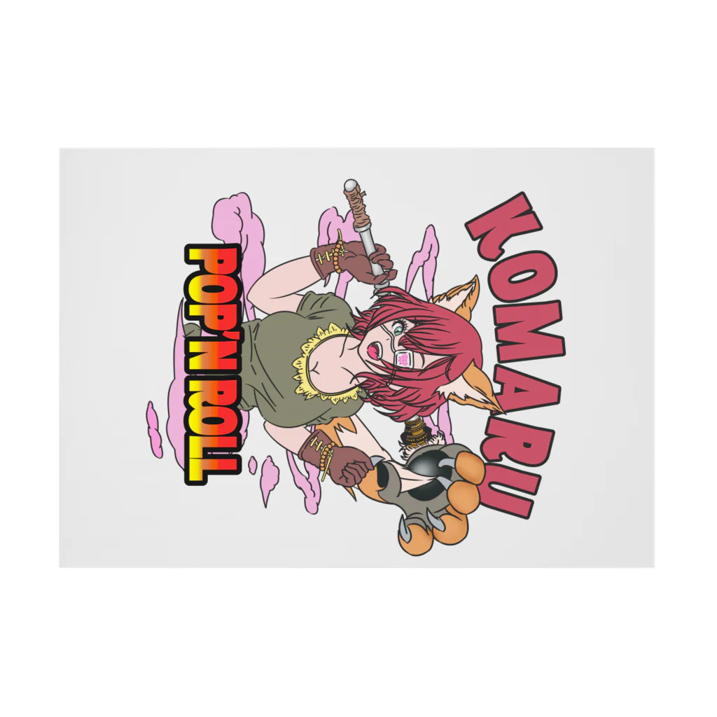 POP'N ROLLのkomaru×pop'n rollコラボ02 吸着ポスターの横向き