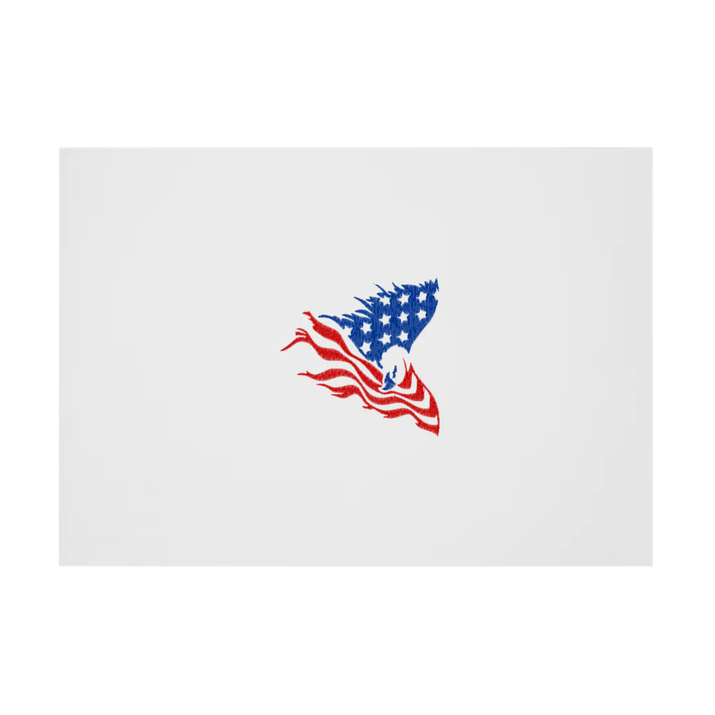 Fred HorstmanのAmerican Bald Eagle Stickable Poster :horizontal position