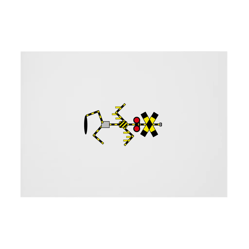 ゴロニャーのダサT屋さんの走れ！踏切 カンカン くん Railroad crossing ふみきり フミキリ  吸着ポスターの横向き