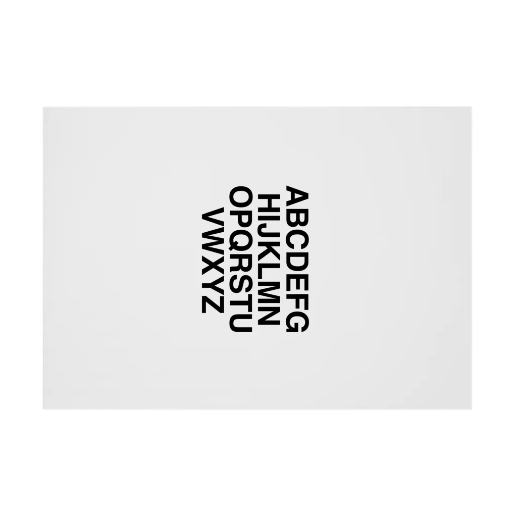 ABCDEFG HIJKLMN OPQRSTU VWXYZ / TOKYO LOGOSHOP 東京ロゴ