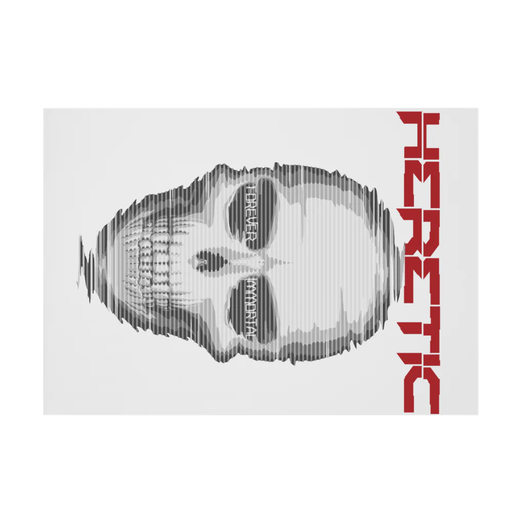H E R E T I CのNoise skull Stickable Poster :horizontal position