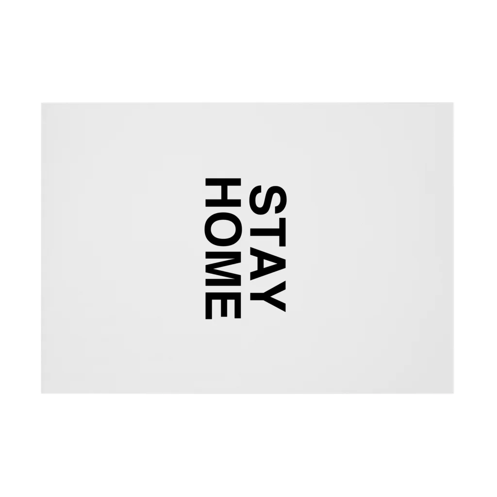 TOKYO LOGOSHOP 東京ロゴショップのSTAY HOME-ステイホーム- Stickable Poster :horizontal position