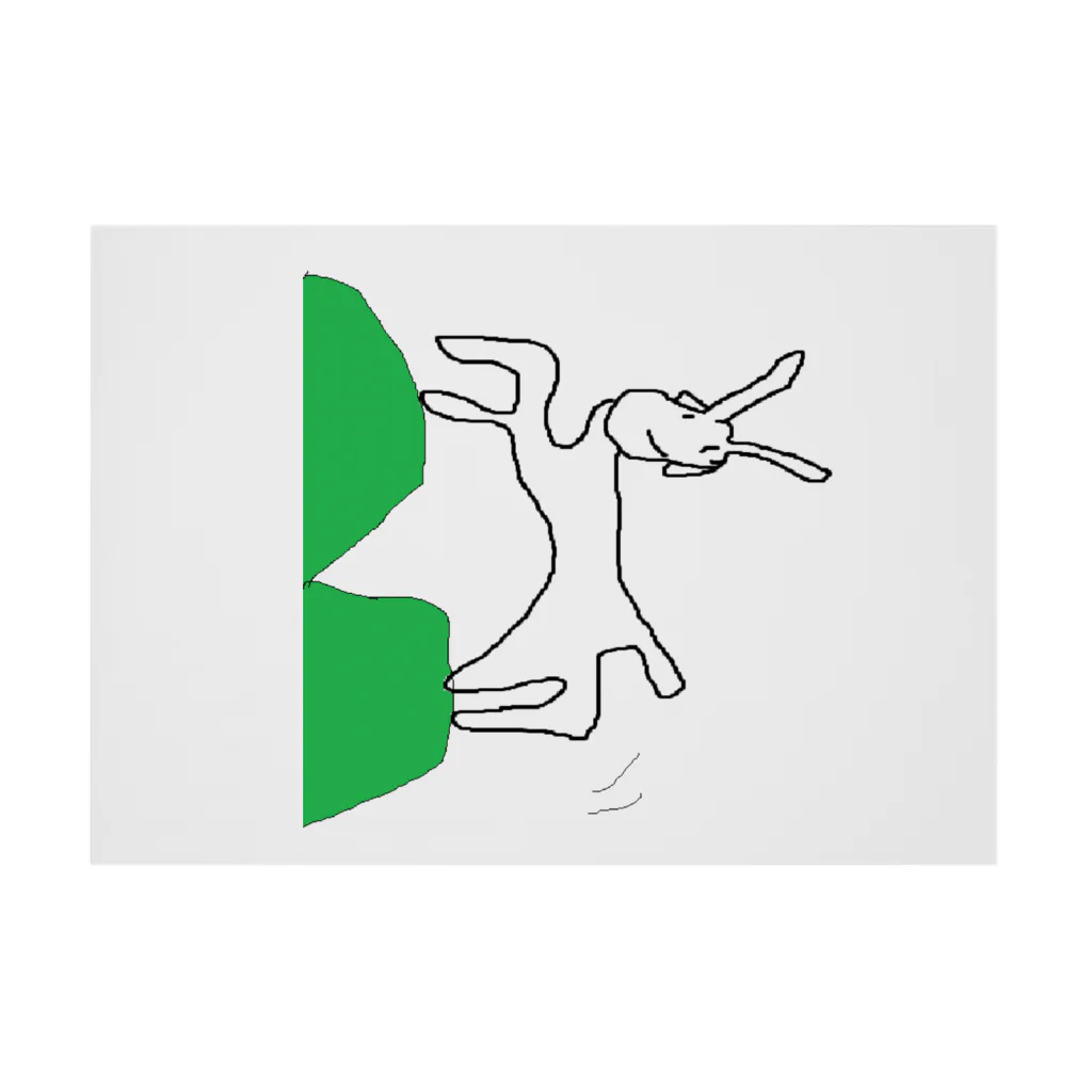 utyuujinn643の予想以上にジャンプ力があって後悔したヤギ 吸着ポスターの横向き