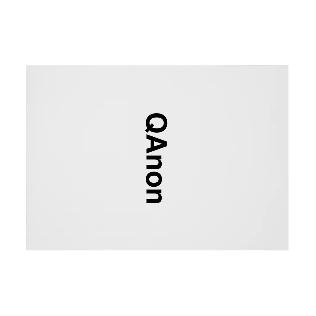 TOKYO LOGOSHOP 東京ロゴショップのQAnon-Qアノン- Stickable Poster :horizontal position