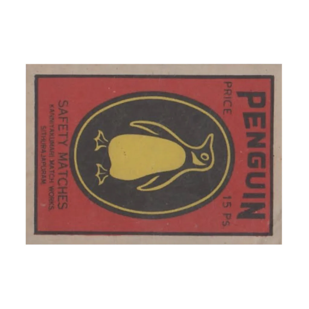 YS VINTAGE WORKSのペンギン penguin Stickable Poster :horizontal position