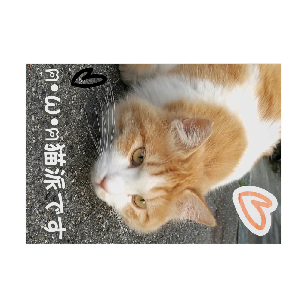 ルキちゃの猫派です グッズ Stickable Poster :horizontal position