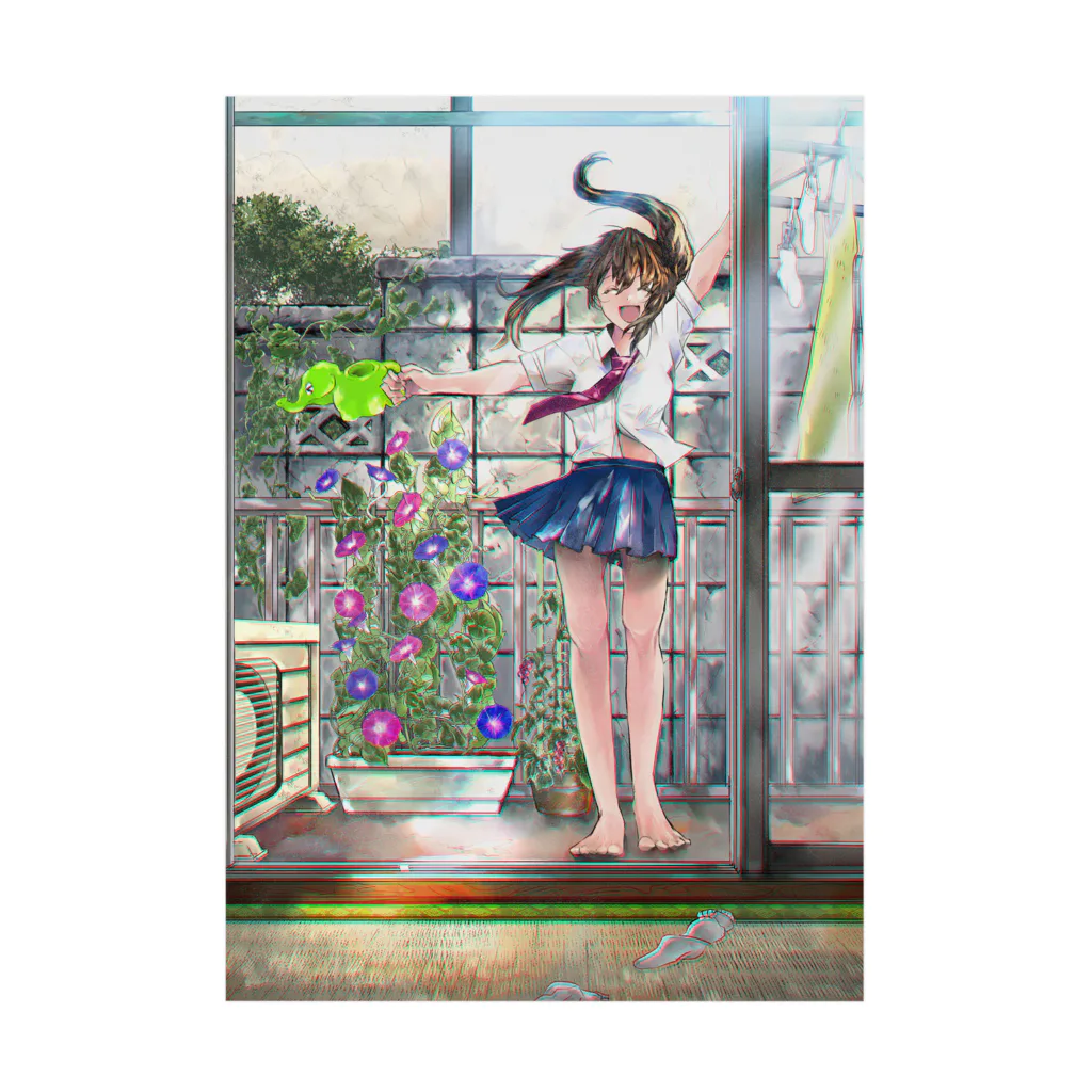 理科社会の僕の花園 Stickable Poster