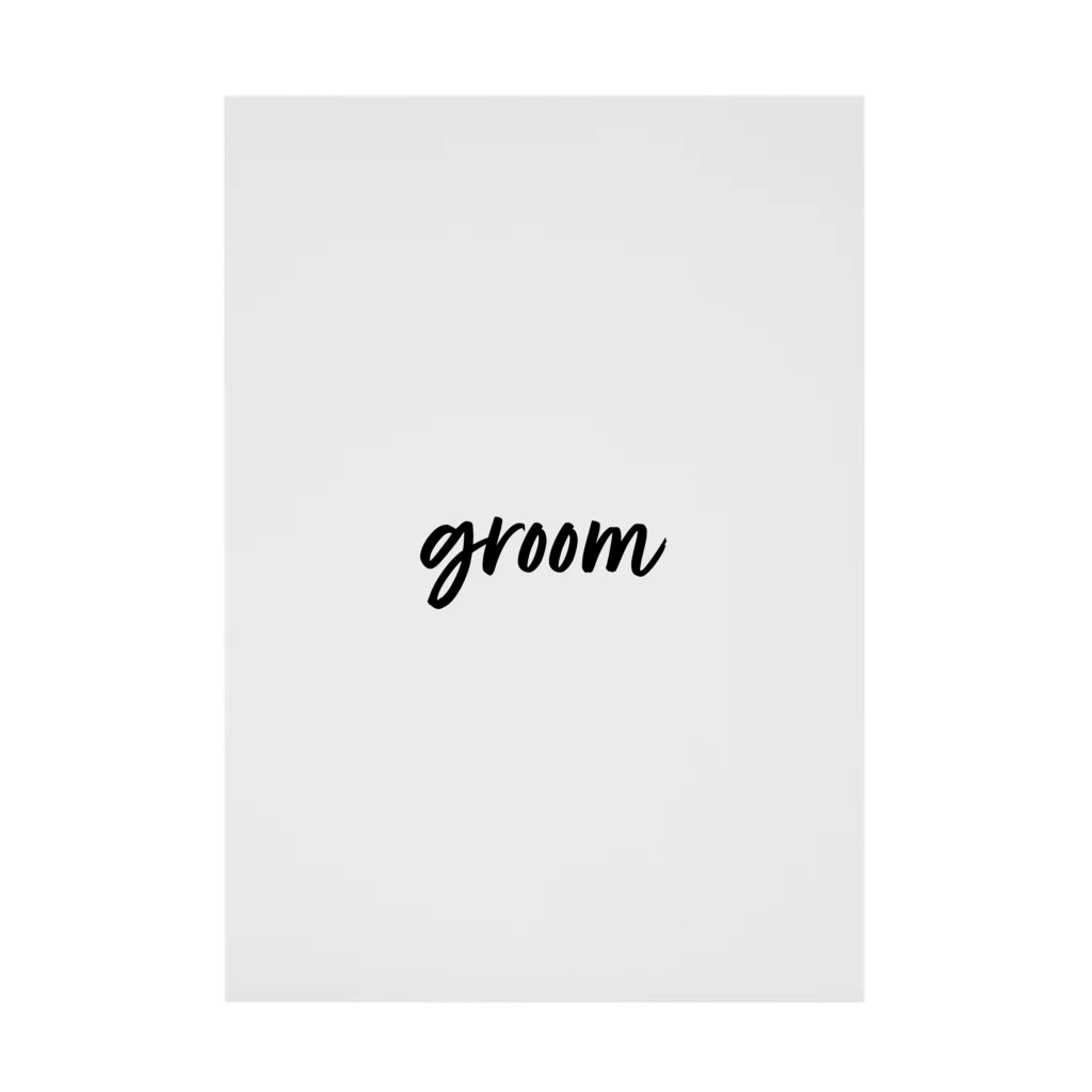 nasupicreampuffのgroom Stickable Poster