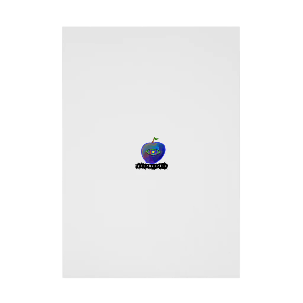 ナマステハンバーグのサイケデリックアップル(Psychedelic apple) Stickable Poster